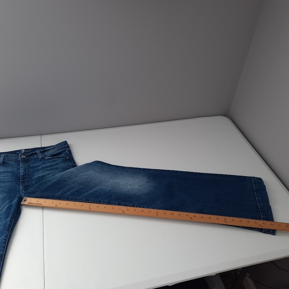 7 For All Mankind Dojo Low Rise Flared Jeans size 28 - Picture 12 of 14